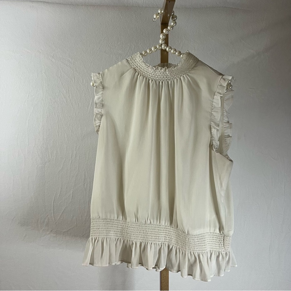 Cream blouse